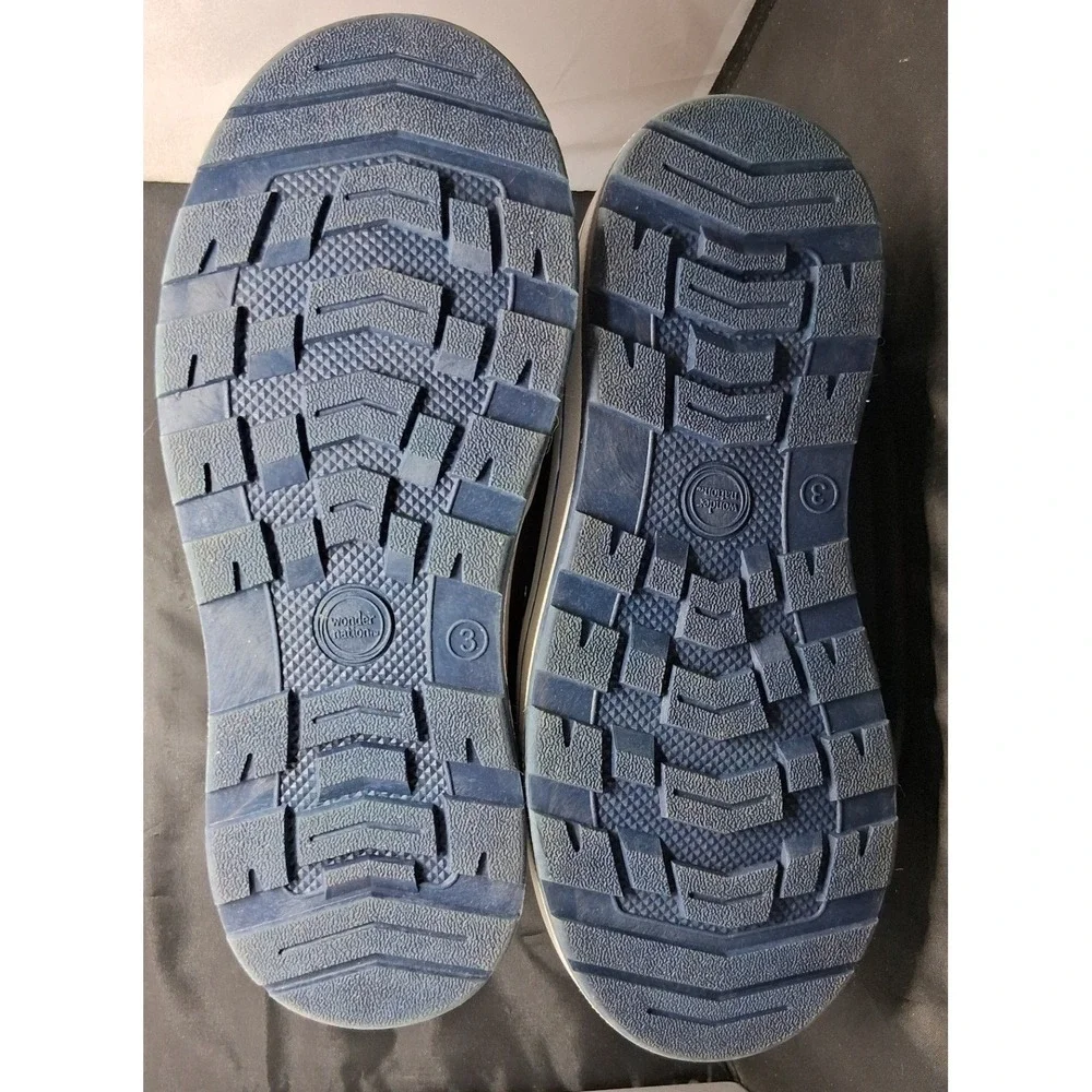 Wonder Nation Kids Navy Waterproof 3M Thinsulate Winter Boots Size 3 BYWN43CK003
